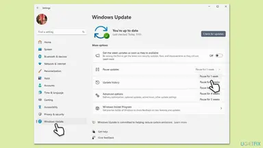 Screenshot: How to fix Windows update stuck on "Working on updates"?