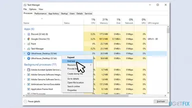 Screenshot: How to uninstall UltraViewer completely and stop remote access