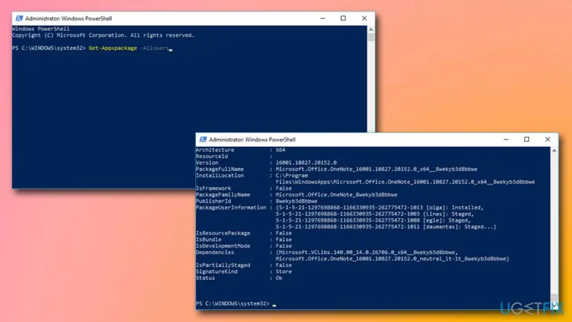0x8000ffff windows store error reregister store app