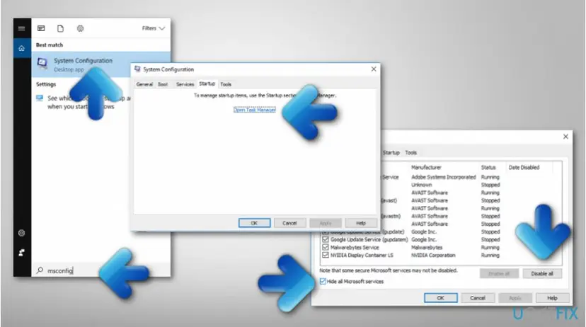 Error code fixing steps