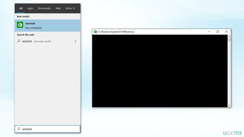 Fix 0x80070002 error on windows 10 reset windows store cache