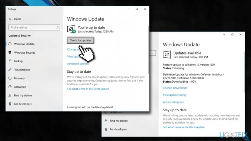 Fix 0x80240437 error update windows