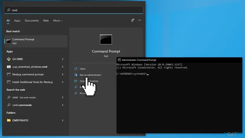 Fix corrupted system files