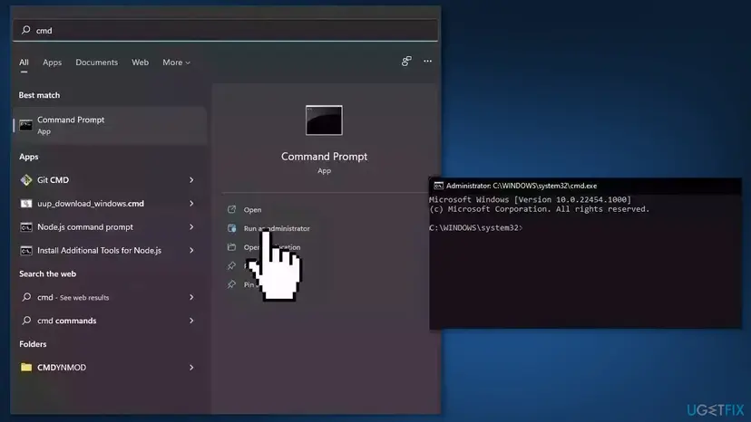 Fix corrupted system files