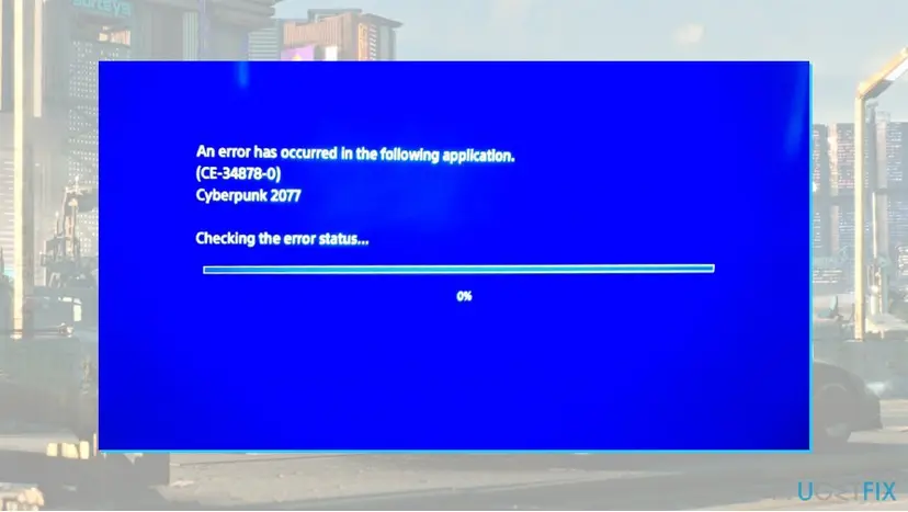 Fix cyberpunk 2077 crashes low fps playstation4 ce 34878 0 error