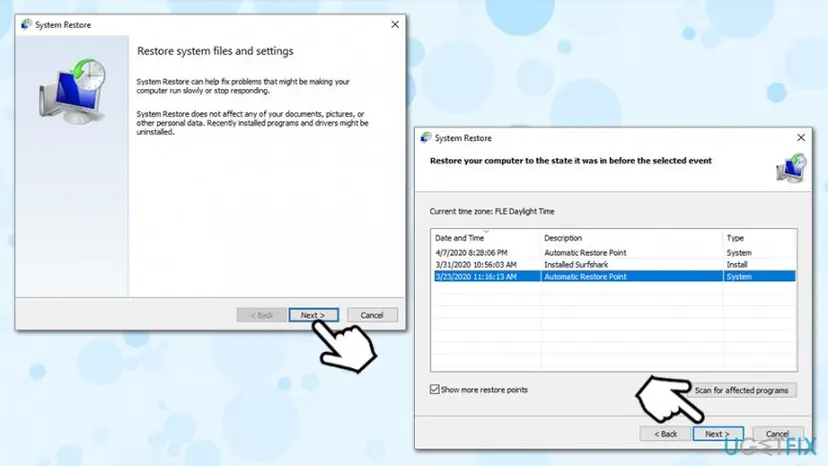 Fix directx 0x887a0002 dxgi error not found use system restore