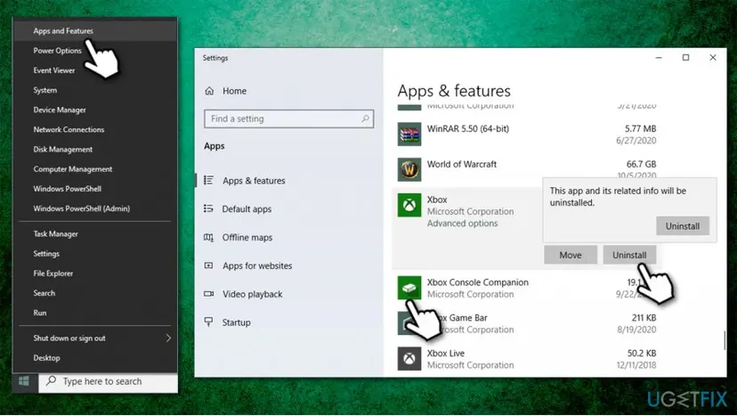 How to disable gamebarpresencewriter exe and gamingservices uninstall xbox app