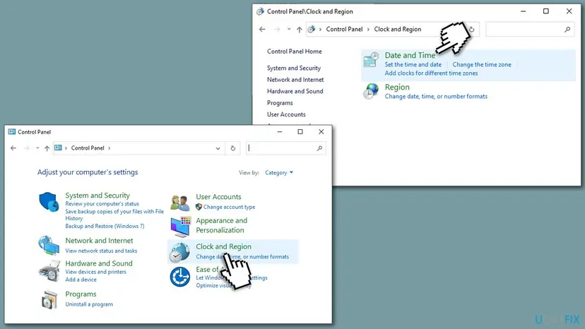 How to fix 0x80070003 windows update error check time and date sync
