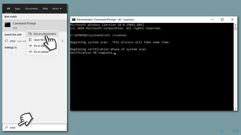 How to fix 0x80070003 windows update error run sfc scan