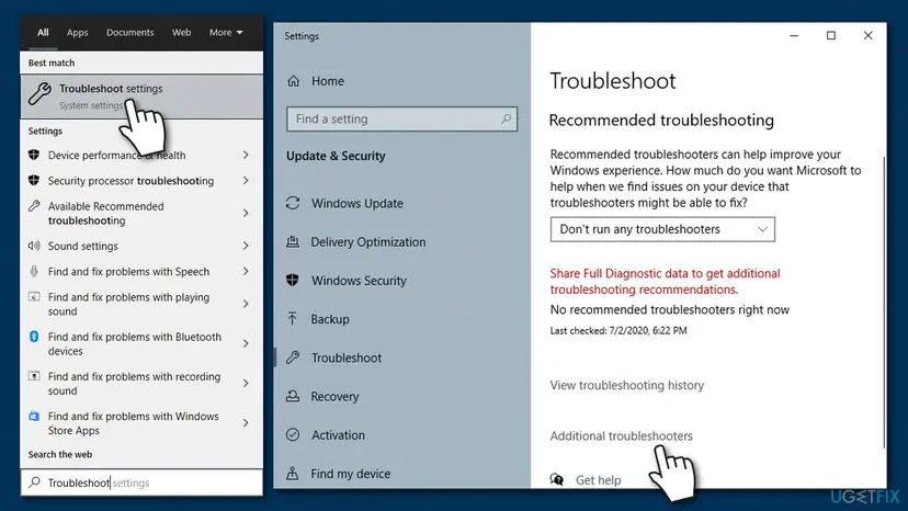 How to fix 0x80070026 update error on windows run troubleshooter