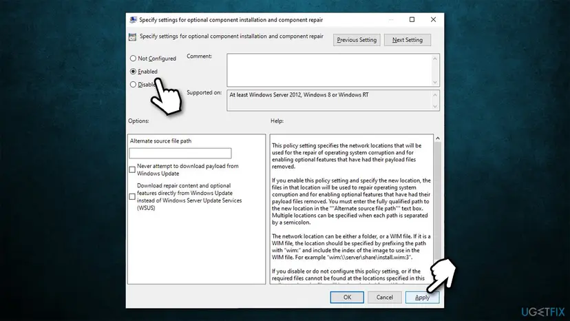 How to fix error code 0x8007000d on windows edit group policy2