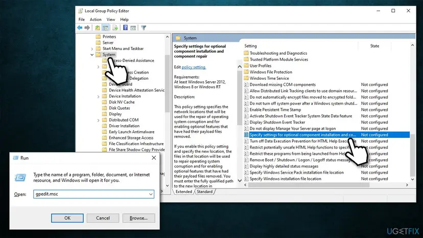 How to fix error code 0x8007000d on windows edit group policy