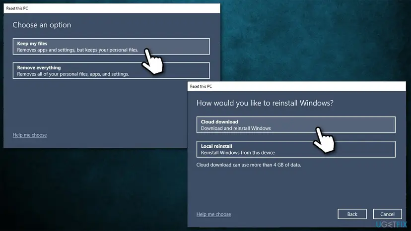 How to fix error code 0x8007000d on windows reset windows