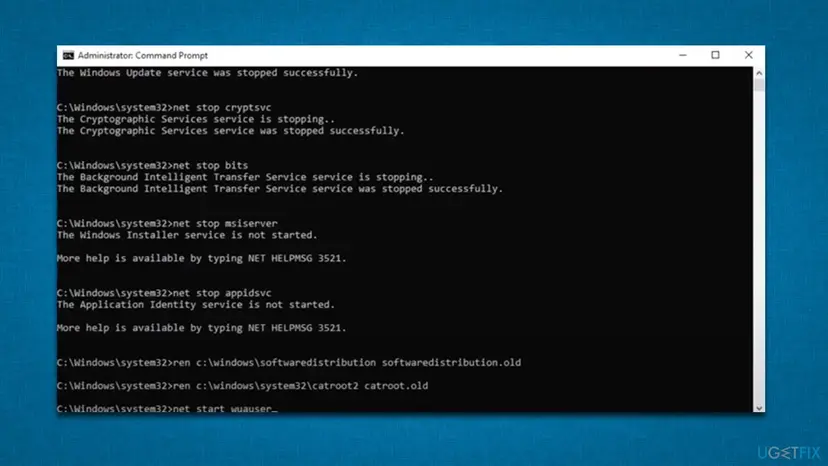 How to fix kb5015807 fails to install on windows 10 reset windows update components