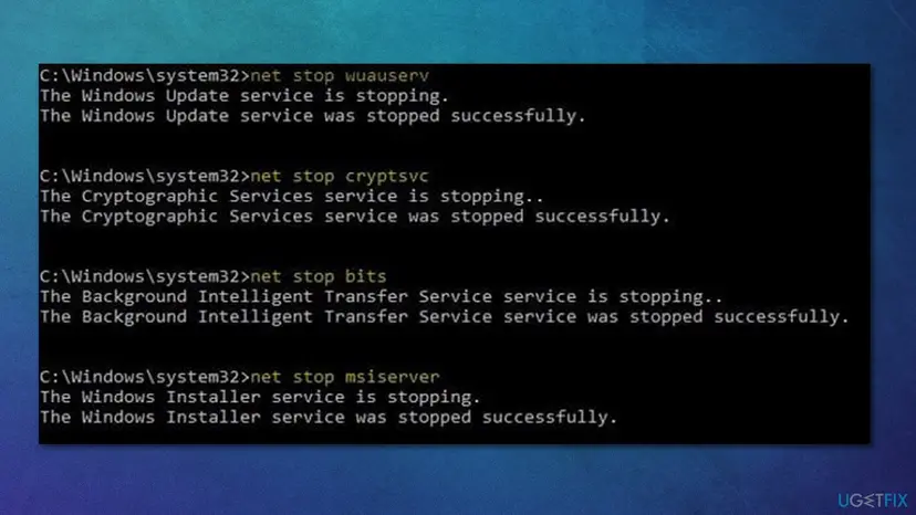 How to fix kb5016616 fails to install on windows reset windows update components