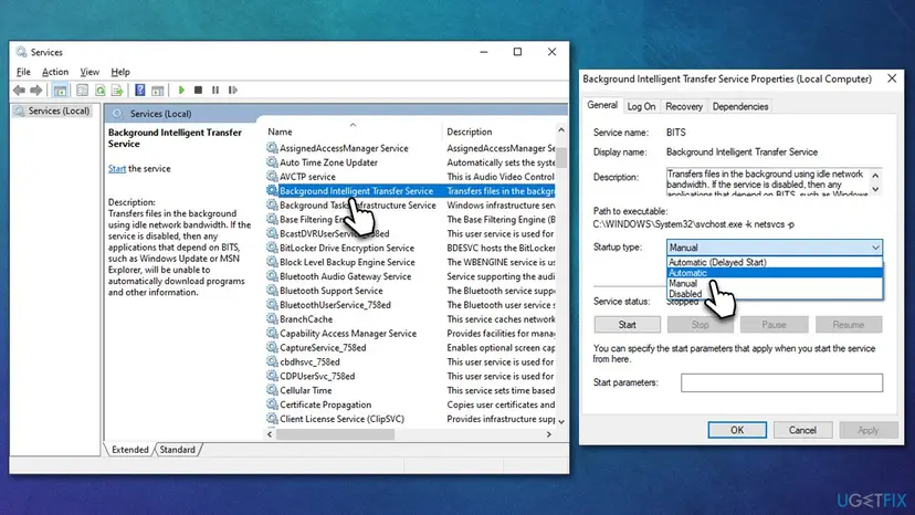 How to fix kb5016616 fails to install on windows restart bits update services