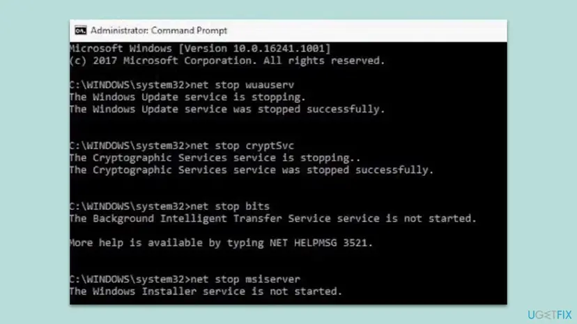 How to fix kb5031356 fails to install in windows 10 reset windows update components