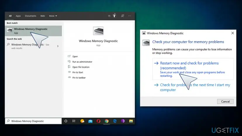 How to fix memory management error run memory diagnostic
