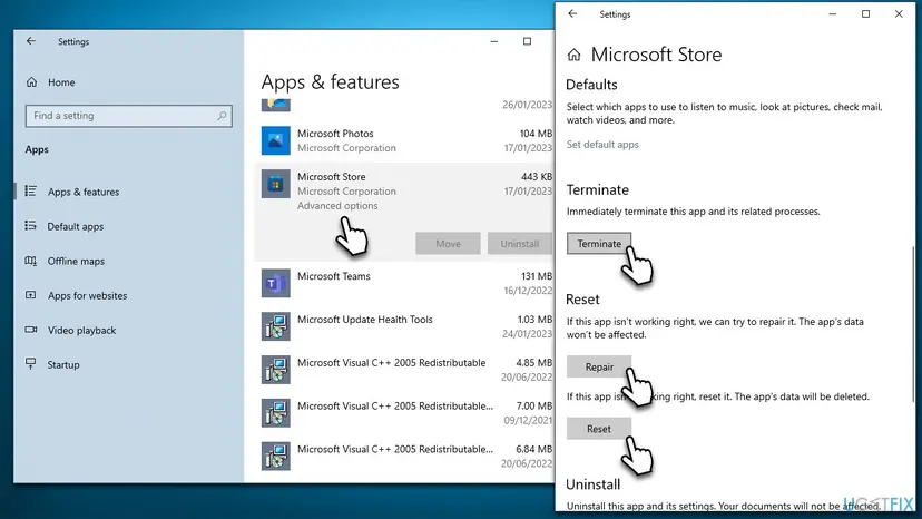 How to fix microsoft store error 0x80070422 in windows reset store