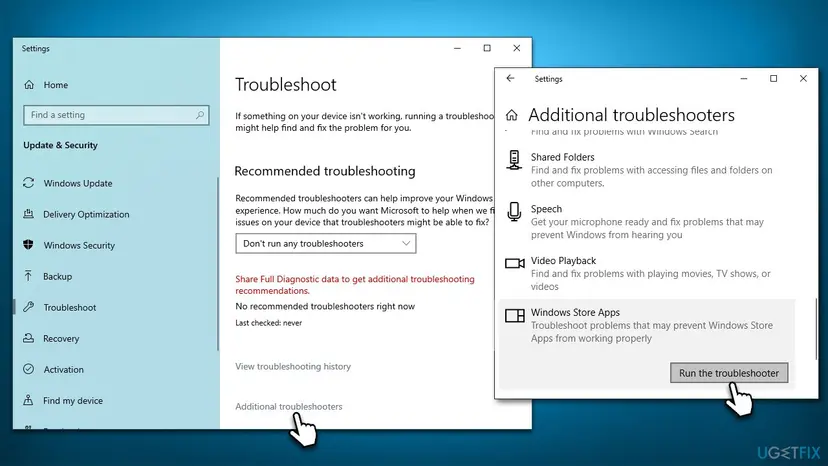 How to fix microsoft store error 0x80070422 in windows run troubleshooter