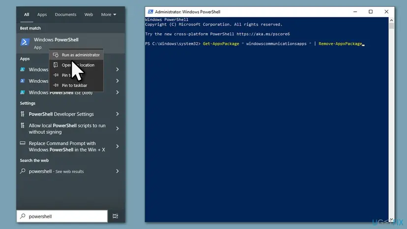 How to fix not working calendar app on windows reinstall store app