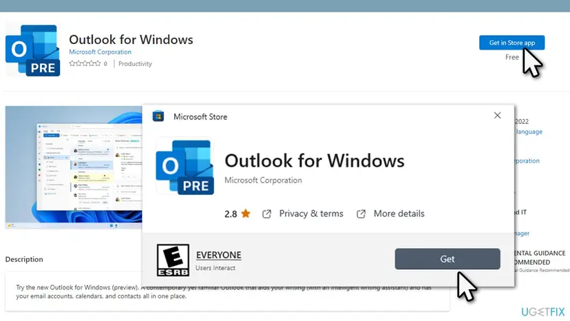 How to fix not working calendar app on windows use outlook app