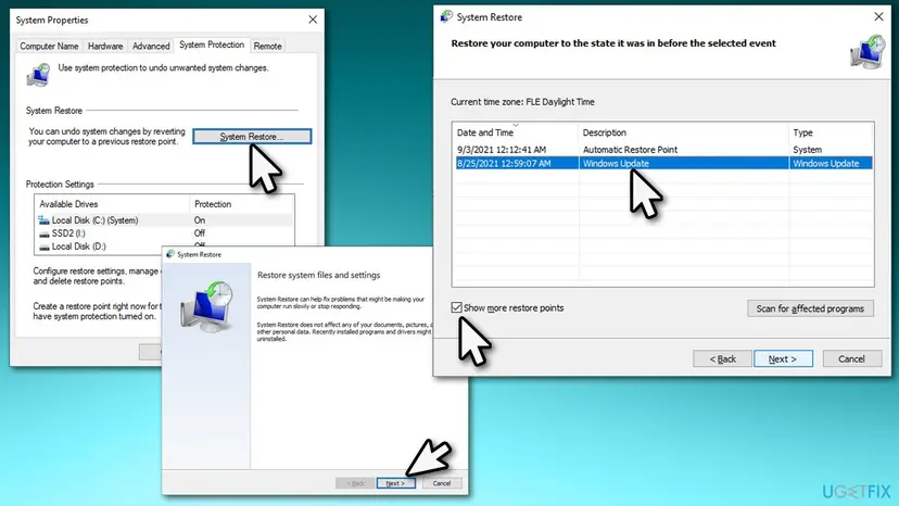 How to fix system service exception fltmgr sys use system restore