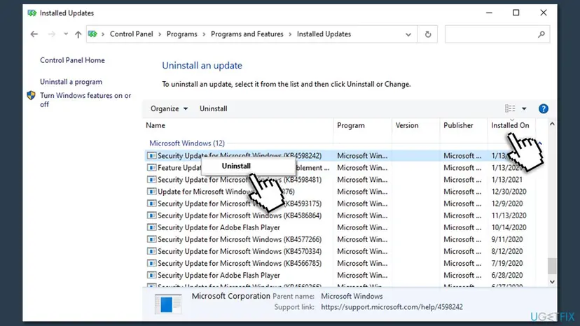 How to fix the ntoskrnl exe 3f5780 bsod error uninstall latest windows updates