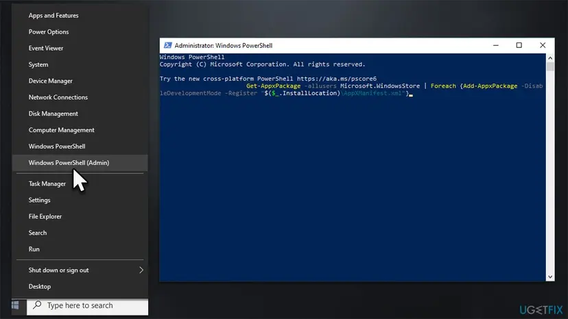 How to fix there has been an error in microsoft store repair or reinstall microsoft store