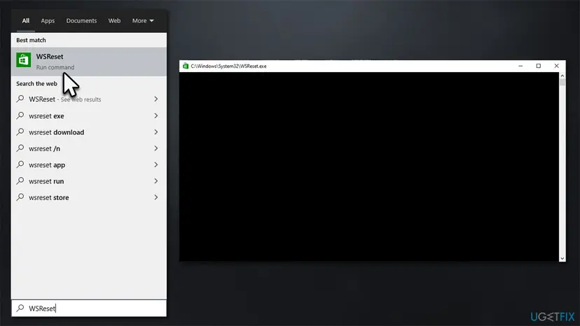 How to fix there has been an error in microsoft store wsreset
