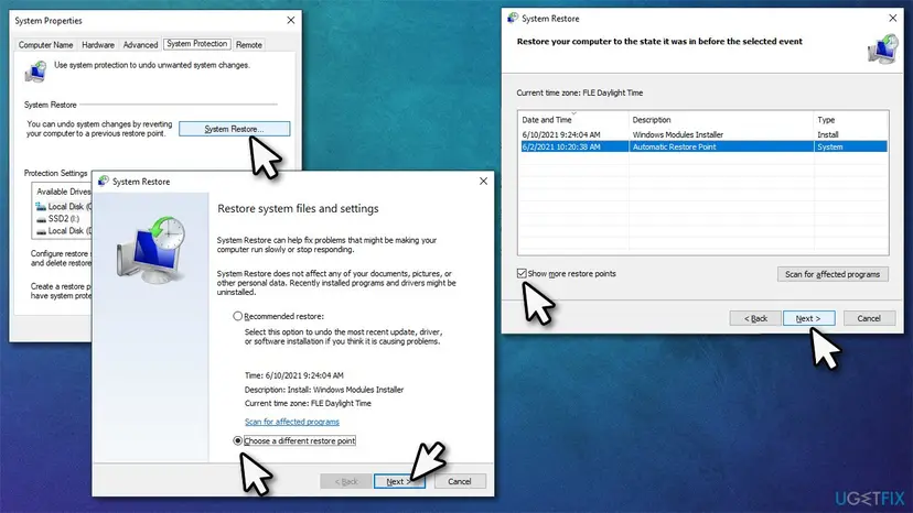 How to fix unexpected error 0x8000ffff in windows try system restore