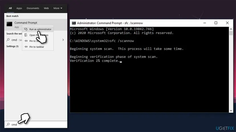 How to fix windows 10 update error code 0x800f0831 run sfc scan