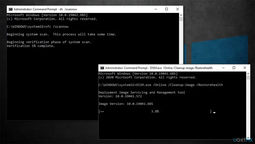 How to fix windows installation and update error 0x80070017 run sfc dism