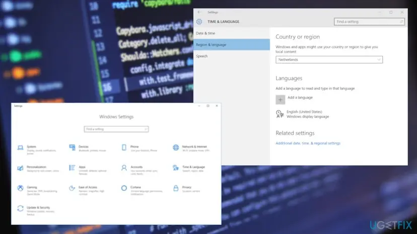 How to fix windows store error code 0x80131500 language settings