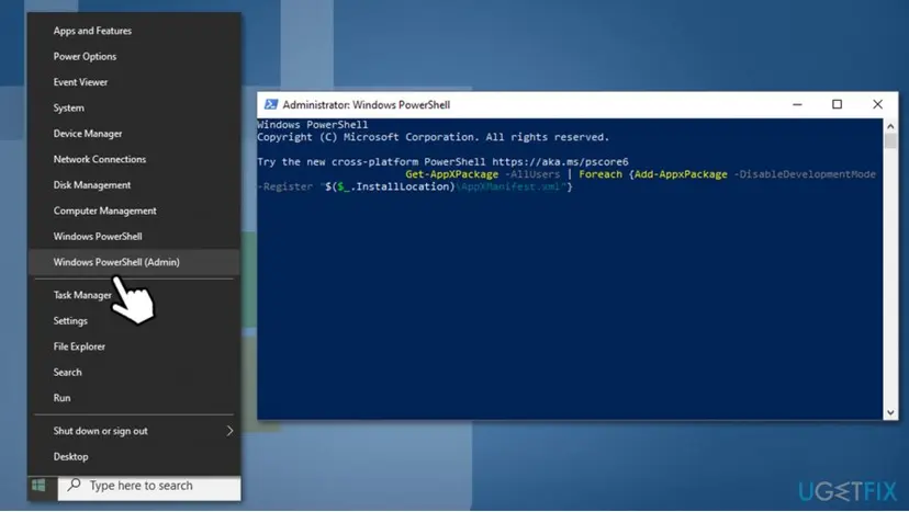 How to fix windows store error code 0x803fb005 reregister store apps