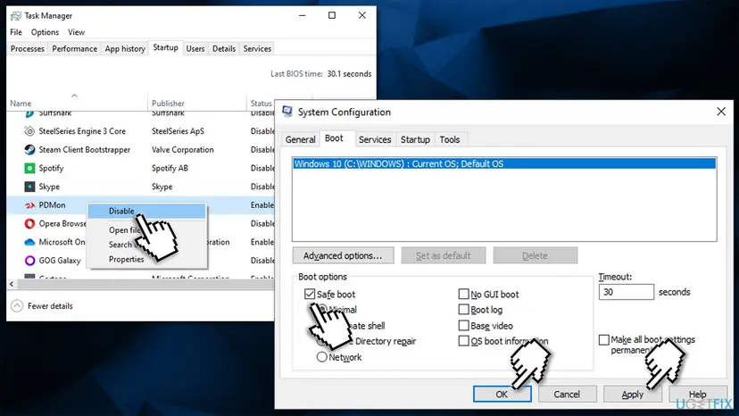 How to fix windows update error 0x80070103 perform a clean boot