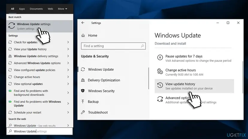 How to fix windows update error 0x80070103 view update history