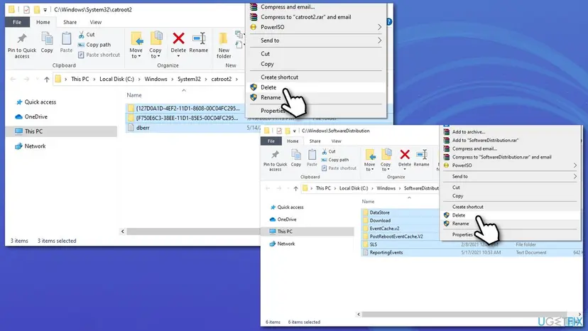 How to fix windows update error 0x800f0900 delete software distribution and catroot folders
