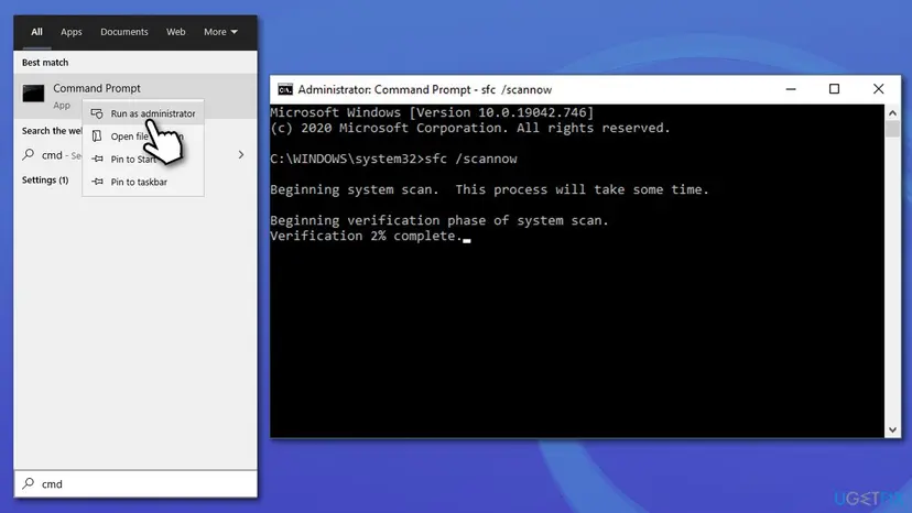 How to fix windows update error 0x800f0900 run sfc scan