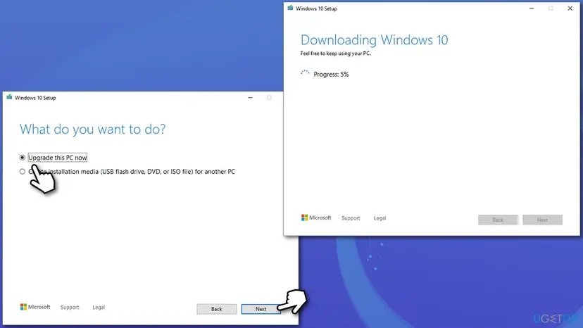 How to fix windows update error 0x800f0900 use media creation tool