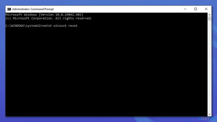 How to fix windows update error 0x800f0900 winsock reset