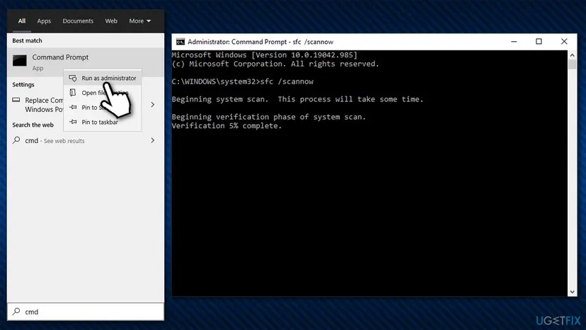 How to fix windows update error 0x800f0990 use sfc dism