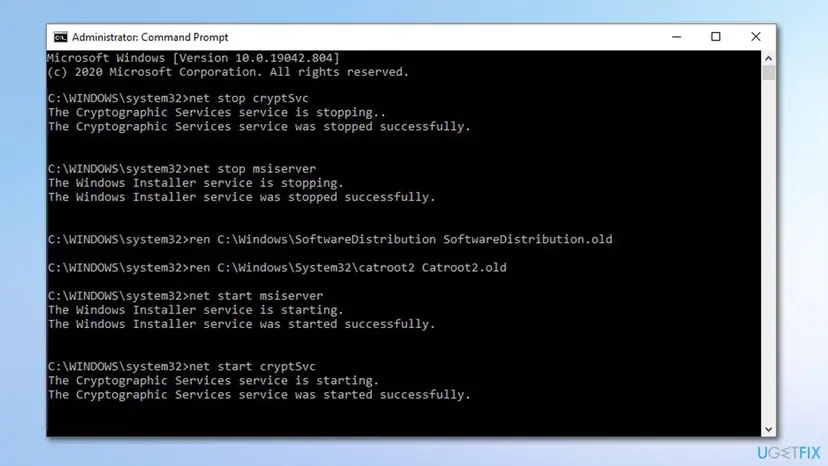 How to fix windows update error 0xc190012e reset windows0update components
