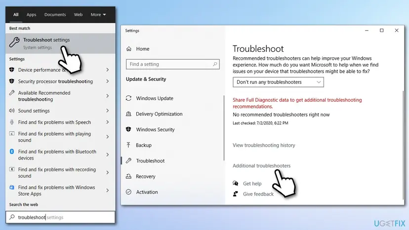 How to fix windows update error 0xc190012e run troubleshooter