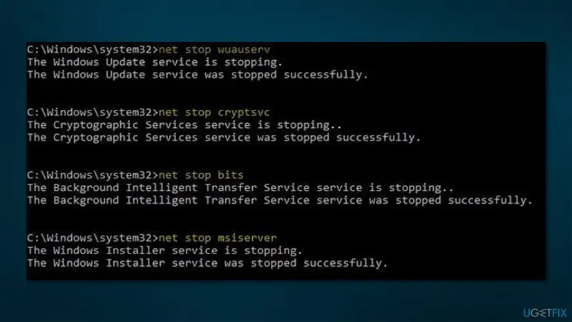 How to fix windows update troubleshooter error 0x803c0103 reset windows update components
