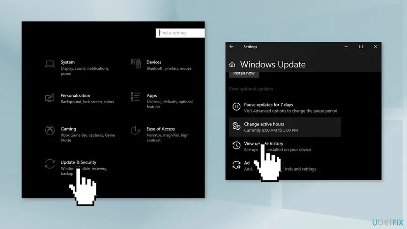 Install the update manually
