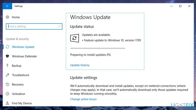 Install windows updates
