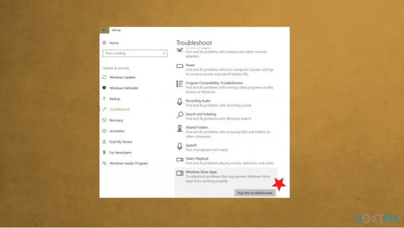 Microsoft store error code 0x80070005 fix troubleshooter