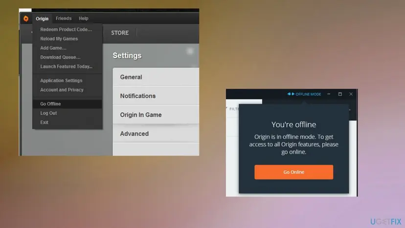 Origin error code 106128 external service issues offline