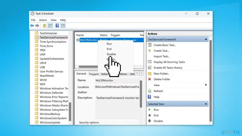 Prevent ctf loader from starting disable